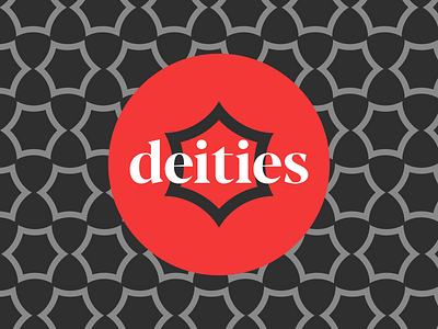 Fashion Brand - Daily Logo Challenge (Day 7) challenge clothes concept dailylogochallenge deities designer expensive fake fancy fashion flat geometry hexagon label logo pattern red serif