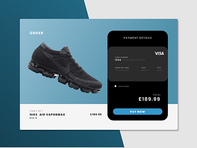 Checkout aesthetic blue checkout clean daily ui 002 payment ui ux design white