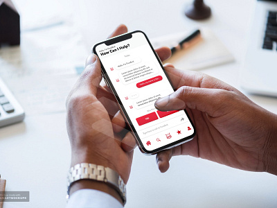 Food Delivery Chat Suport Screen mobile ui ux