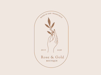 Hand Botanical logo concept botanical logo brand identity cosmetic logo custom logo hand herb logo hand logo hand made logo