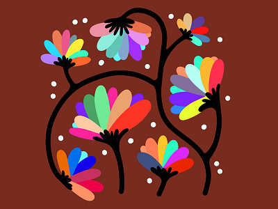doodles flowers illustration