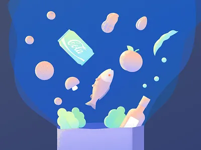 Foods cola cookies illustration peanuts vegetable