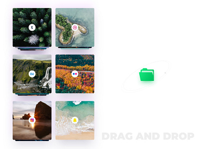 Drag And Drop android background buttons design drag drag and drop drag drop empty state folder graphic icons images ios mobile online shadow social template trending ui web