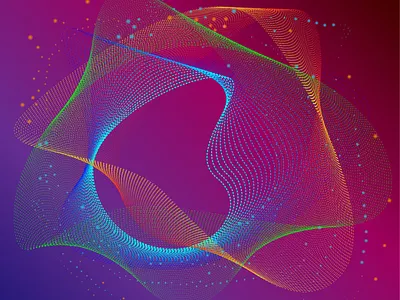 Abstract Background bright colorful design glow gradient illustration light minimal stroke technology ui