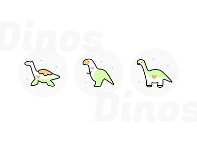 Dinos Icon design dino dinosaur icon illustration japan tokyo