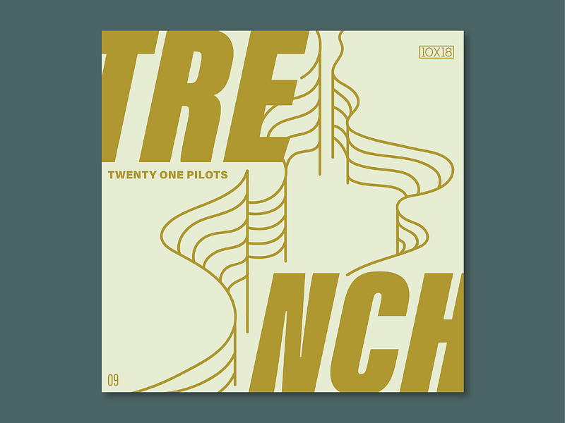 10X18 – 9. Twenty One Pilots, Trench 10x18 album album cover art illustration line music trench twenty one pilots