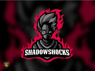 Vegeta logo mascot "SHADOWSHOCKS". design esport gaming ilustration mascot twitch vegeta