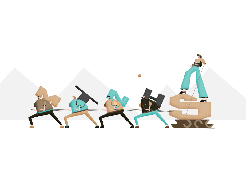 Motionhouse slaves animation design egypt flat loop pyramids slave typography whip