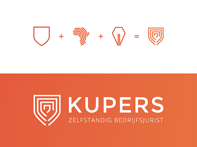 Kupers Bedrijfsjurist Logo adobe branding creative creative agency design icon logo vector