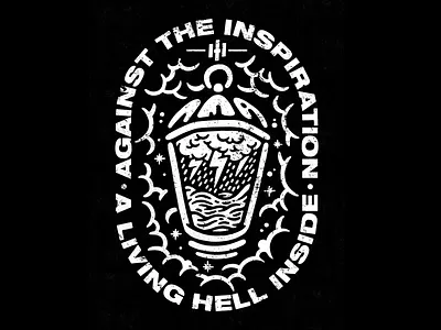 Against The Inspiration apparel artwork band band logo bandmerch design graphic design hardcore illustration japan japanese lifestyle logo music noodles old school punk skate snake tattoo
