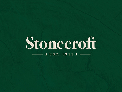 Stonecroft Logo branding design graphic design identity logo marketing type typography