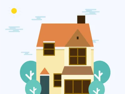 House illistration ui 插图 插图练习临沂