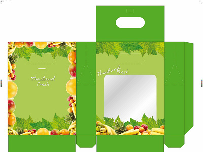 Aw 018 Thailand Fresh design illustration logo typography vector