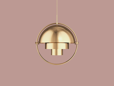 Multi-Lite Lamp 3d 3d artist 3d design 3d designer c4d cinema 4d design gold hdri inspiration interior lighting material model octane realism render