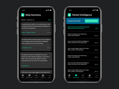 MarketTalk - True dark mode amoled black dark dark app iphone market stock theme xs