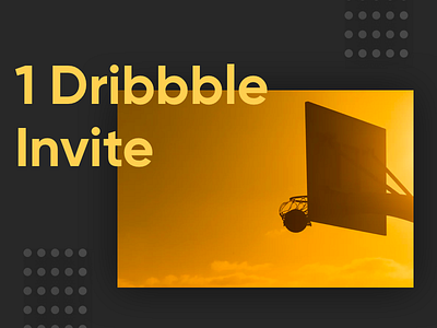 Dribbble Invite - Only 1 Left now account dribbble invitation upload