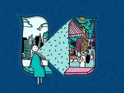 India - Editorial Illustration editorial illustration