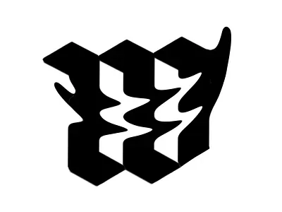 gothic w calligraphy distorted distortion porcreate typography w