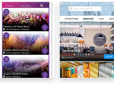 App Designs app screens