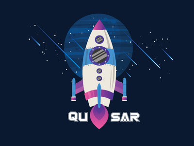 Quasar dailylogochallenge design illustration logo