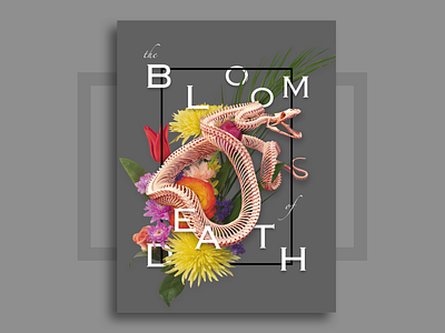 Some bones bones design flower graphic japan snakes tokyo