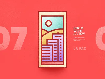 Room With A View – 07 2d country illustration la paz landscape peru place portal room scenic sun texture vector view window