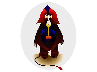 Gelada affinity designer animal animal art debut debut shot debutshot illustration monkey vector