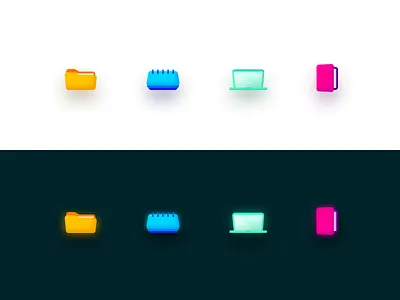 Icon Set calendar design device documents folder icon illustration illustration art matertial ui ux vector