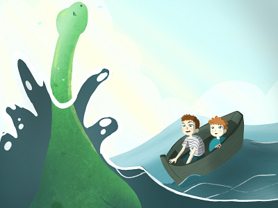Hello Nessie book illustration children book illustration children illustration folktale illustrations illustration