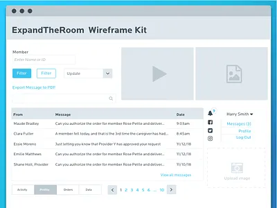 ExpandTheRoom Wireframe Kit etr expandtheroom ux wireframe wireframe kit wireframes
