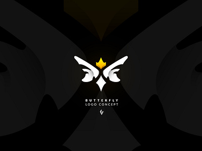 " royal butterfly " - Logo Concept brand branding concept corporate logo premade