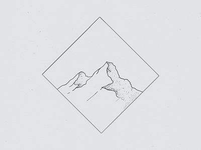 Mountain Sketch blackwork design digital illustration illustration design mountain sketch