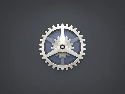Setting Icon app icon components gear gear icon mac icon macos icon osx icon realistic sandor setting setting icon skeu skeuomorph skeuomorphism ui icon user interface icon ux icon