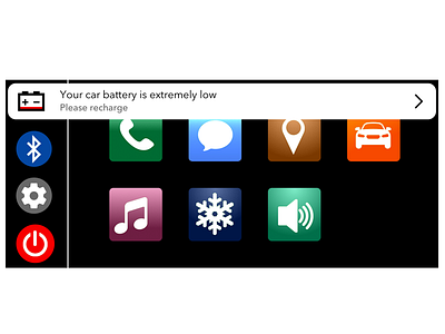 Center Console Interface with Dashboard Notifications design ui ui design uidesign uiux uiuxdesign user inteface userexperiance userinterfacedesign ux design uxdesign