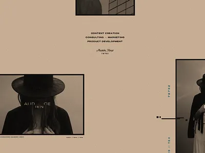 Audience branding design identity logo