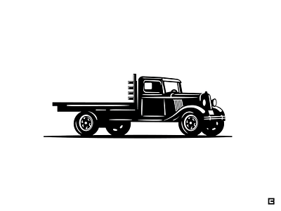 Model A car ford illustration model a truck vintage