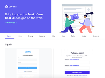 UI Gems ui ux design