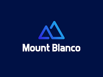 Ski Hill Logo - Daily Logo Challenge (Day 8) answer concept double meaning font gradient hill icon logo monogram mountain ski symbol text