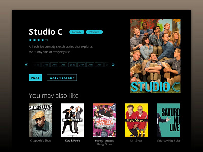 Daily Ui 025 TV App dailyui dailyui 025 tv app