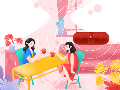 Enjoy the moment design illustration ui