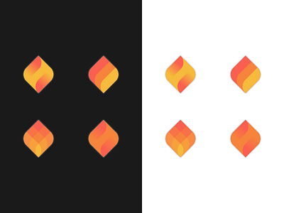 10 - Flame branding color dailylogochallange fire fire logo flame flame logo flames geometrical shapes gradient logo logo a day logo concept logo design