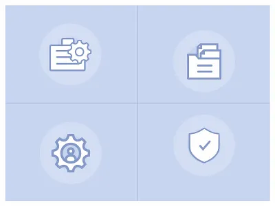 Icon set- IT Services Platform icon set visual design