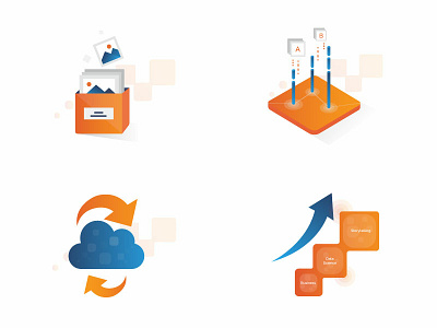 Illustrations- Big Data Analytics Platform illustration ui design visual design