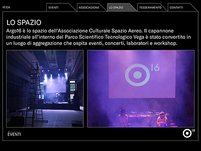 Layout study for Argo16 graphic design typography ui ux webdesign website website concept