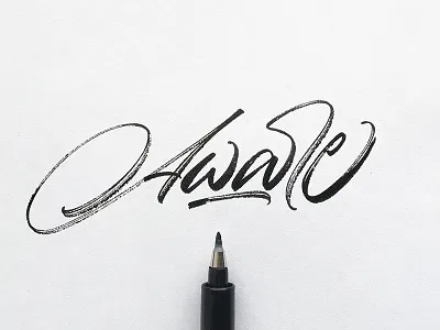 Aware art artist brush brushcalligraphy brushlettering brushpen brushscript calligraphy customtype design graphic design lettering logo logo design logotype signature signature logo type typography