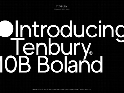 10B Boland: Timeless Geometric Sans