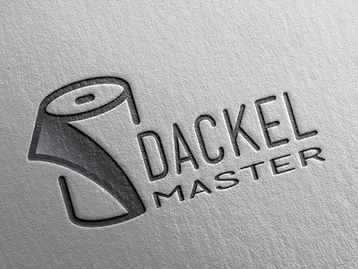 Dackel Master brand color design flat graphic icon identity illustration lettering logo photoshop print typography vector