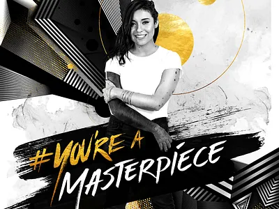 Masterpiece black black white brush calligraphy brush font design gold graphic design illustration poster typography