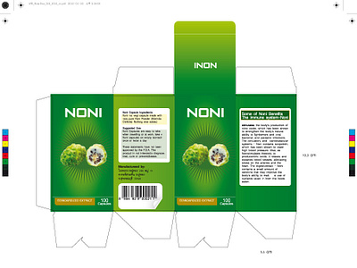 Aw Noni Box 002 2012 Co design illustration logo typography vector