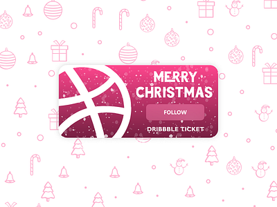 Deribbble Invaitation adobe xd christmass deribbble design flat invitation invitation card invite iran ticket